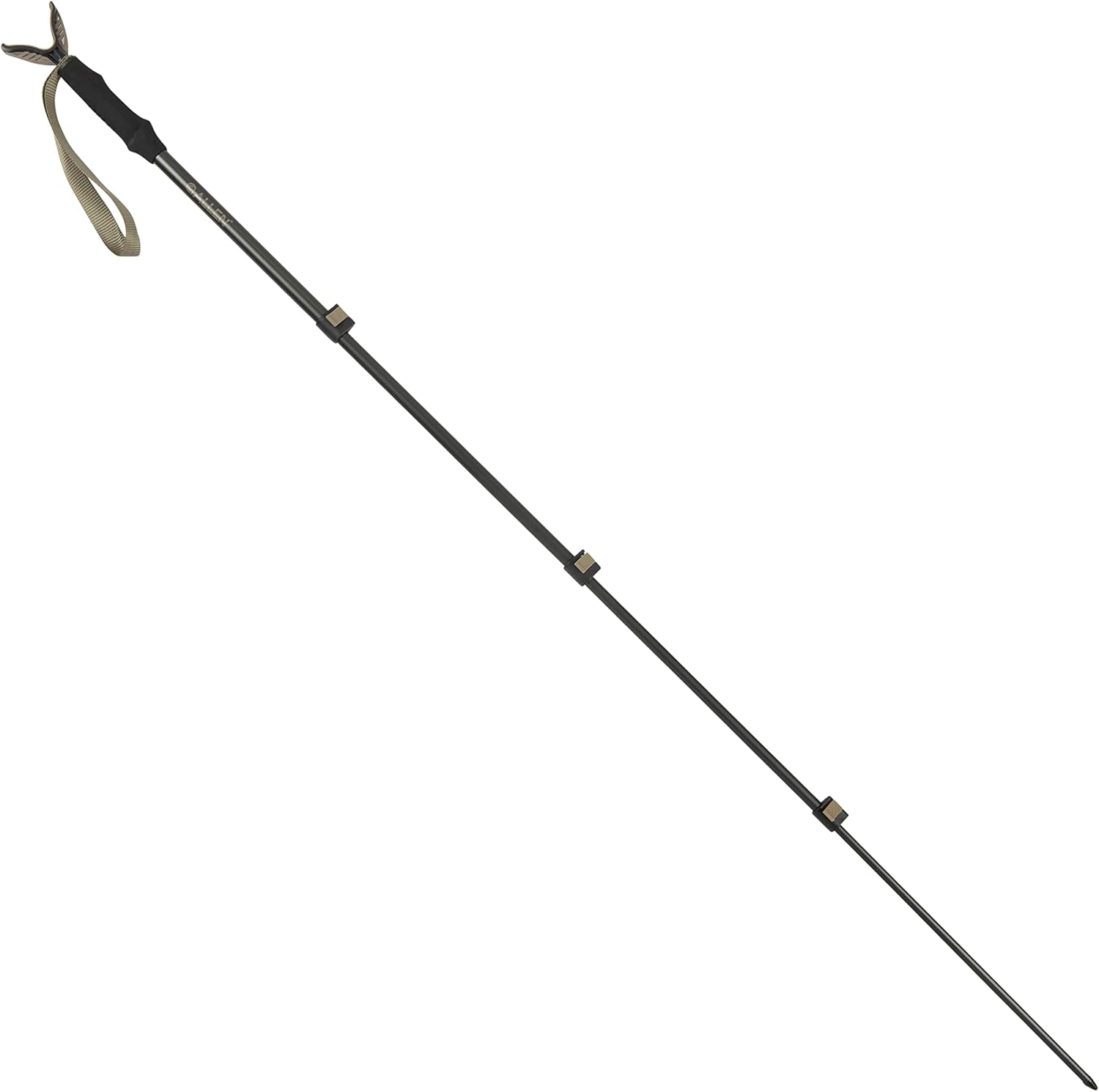 Barronett Ground Gobbler Low Profile Hunting Chair and Allen Shooting Stick - Versatile 300lb Capacity and Adjustable Height Hunting Accessories