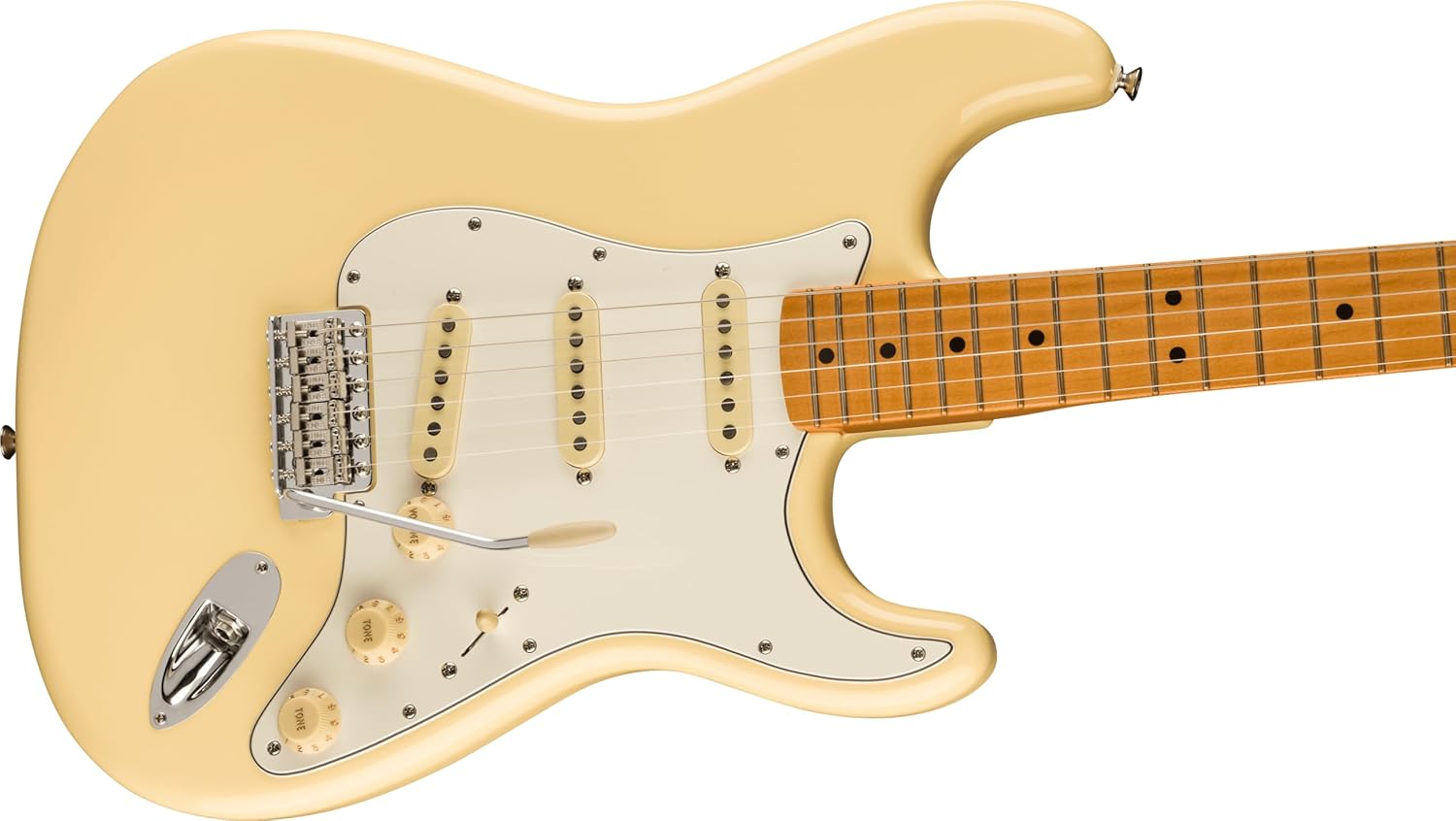 Fender Vintera II '70s Stratocaster Electric Guitar - Vintage White with Maple Fingerboard