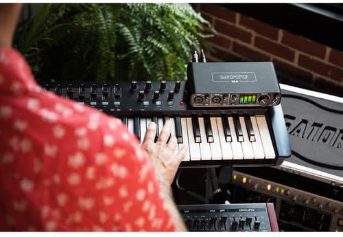 MOTU M4 USB-C Audio-MIDI Interface (3140) Bundle with, 10 Ft XLR Cable, Fiber Cloth, Cable Ties