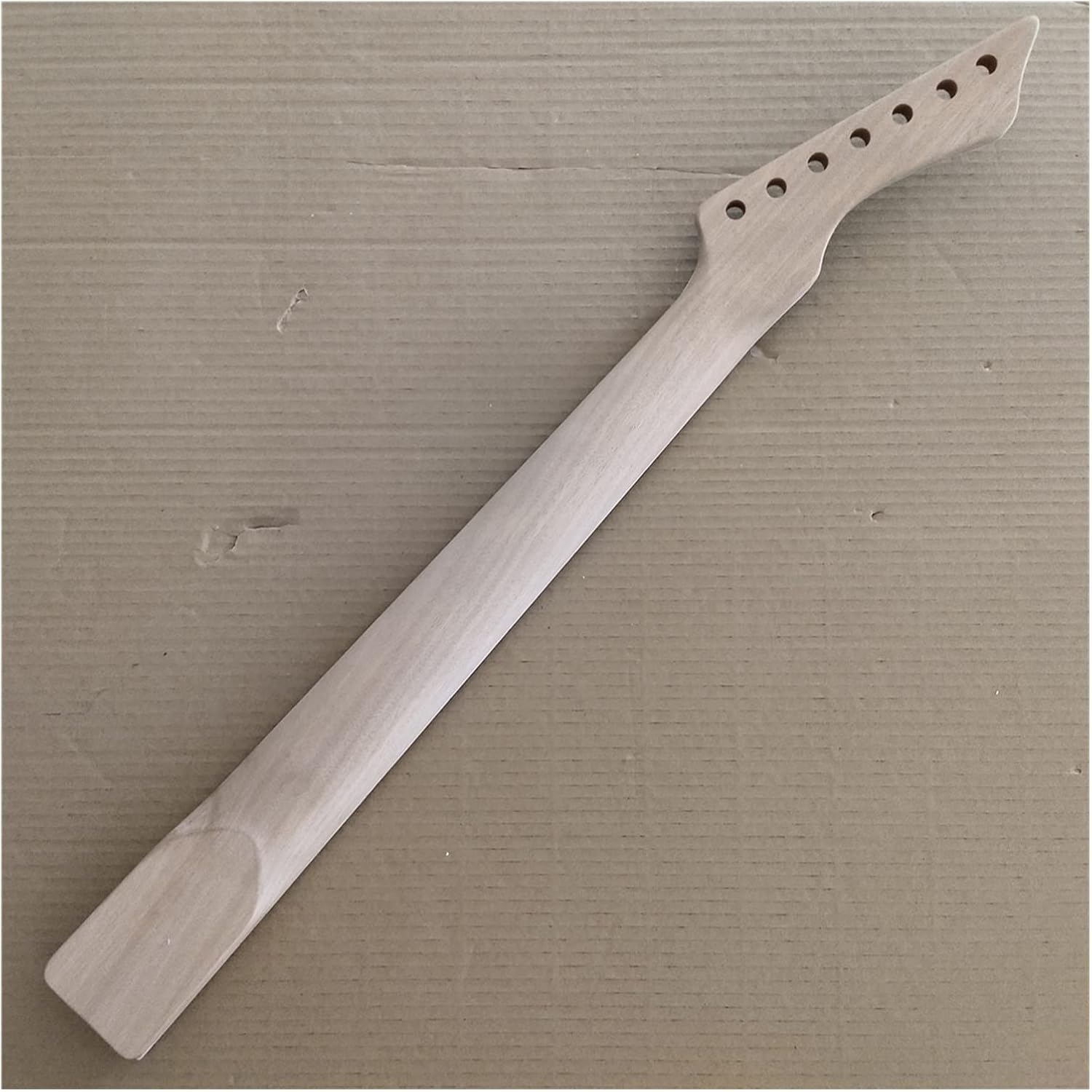 Unfinished Reverse Head 7 String Electric Guitar Neck Mahogany 24 Fret Rosewood Fingerboard Electric Guitar Neck