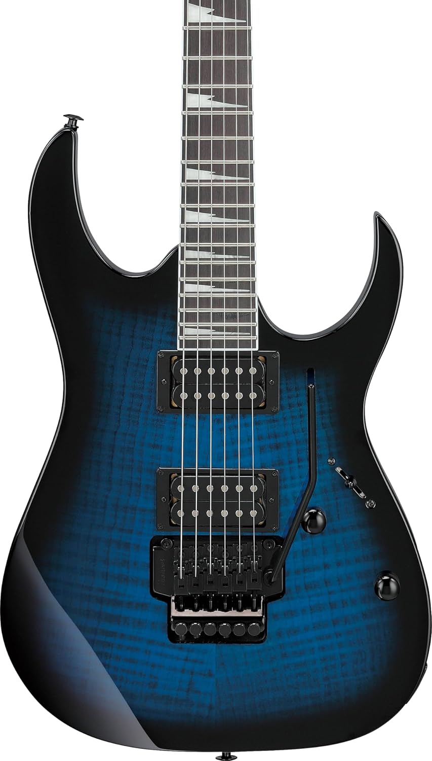 Ibanez Gio RG320FAT Electric Guitar - Transparent Blue Sunburst