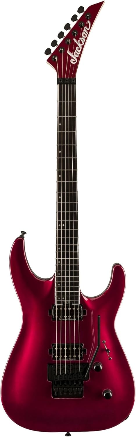 Jackson Pro Plus Dinky DKA 6-String Electric Guitar (Oxblood) Bundle with Jackson Heavy Duty Hardshell Case (2 items)