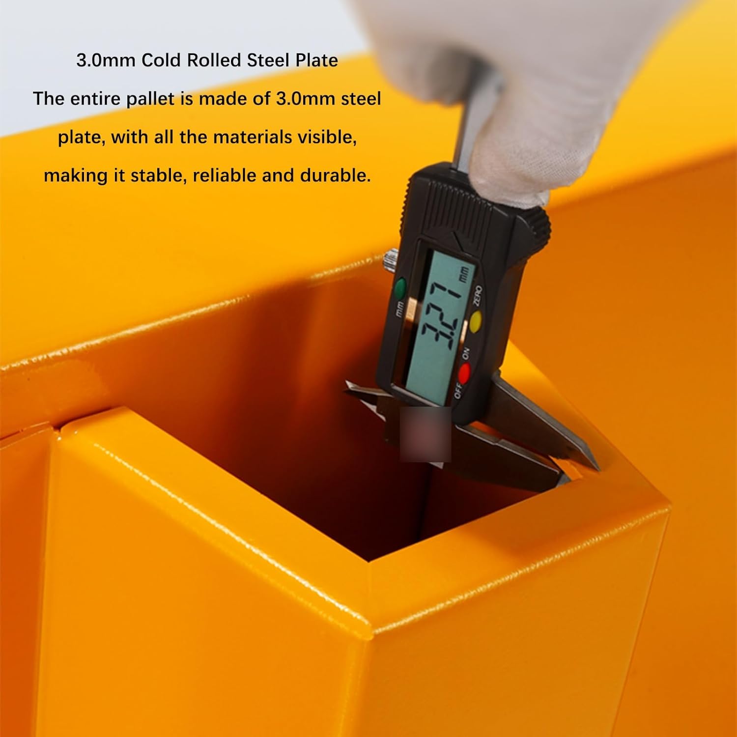 Spill Containment Platform,Industrial Spill Containment Pallet with Drain, Yellow Leakproof Tray On Wheels for Oil Drums & Washing Machines, 125X60Cm - Ideal for Warehous-Yellow-125x65x15CM