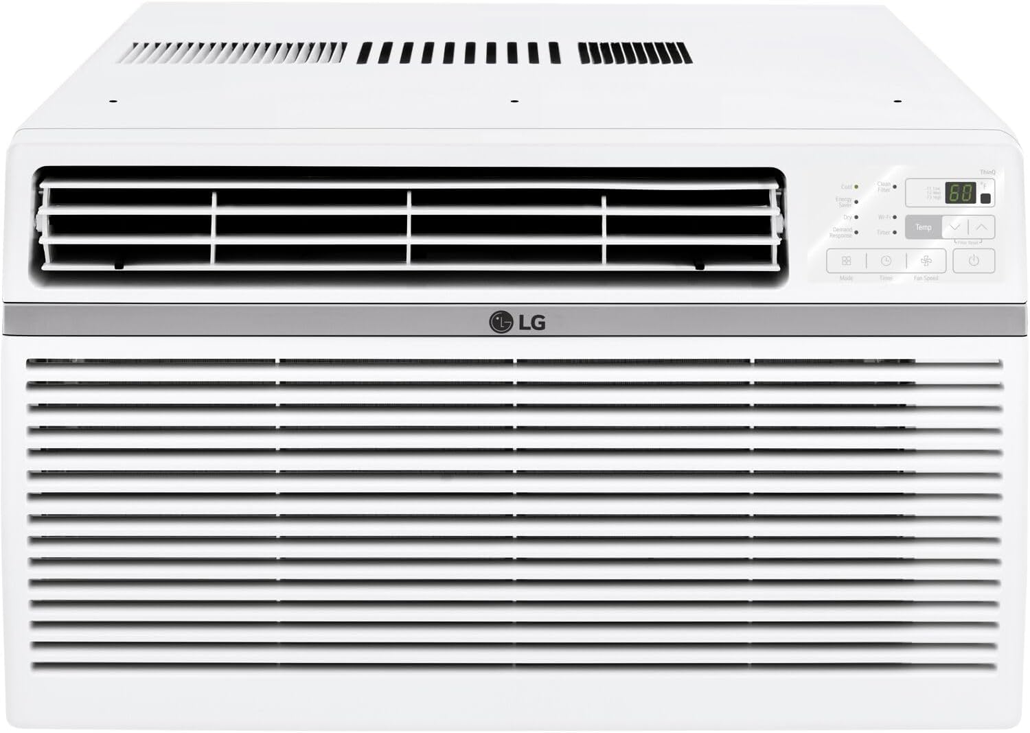 LG 12,000 BTU Window Air Conditioner, Cools 550 Sq.Ft. (22' x 25' Room Size), Quiet Operation, Electronic Control with Remote, 3 Cooling & Fan Speeds, Auto Restart, 115V