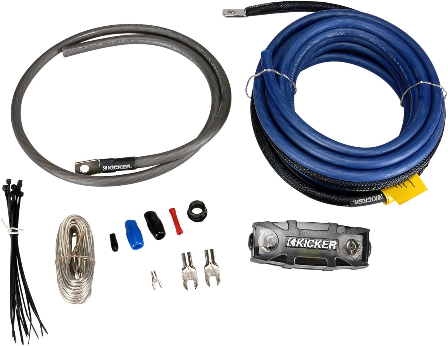 Kicker PK4 4AWG Single Amplifier PowerKit