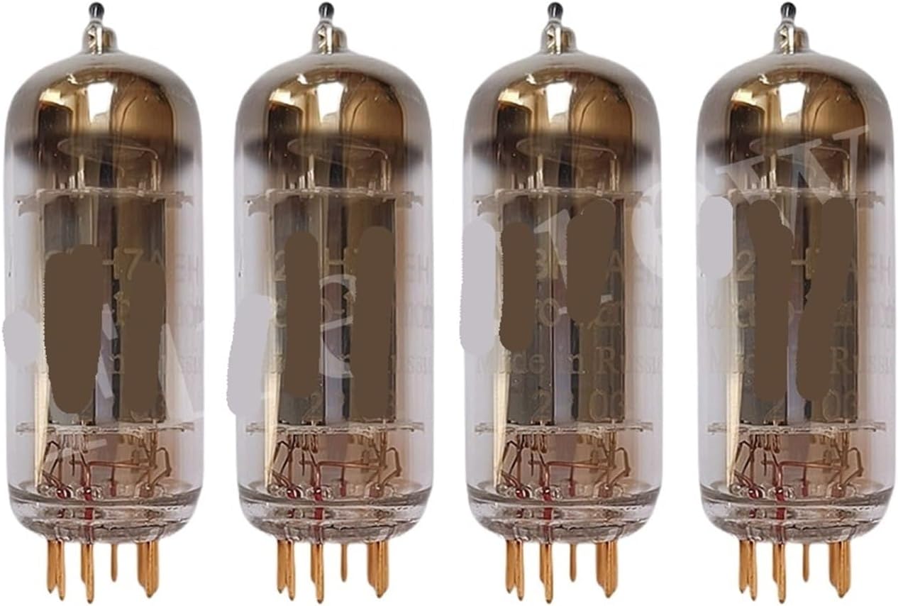 12BH7 12BH7A Tube Foot HiFi Audio Tube Replaces 6N6 7119 Tube Amplifier kit DIY Matching Four-Way(4pcs Matched Quad)