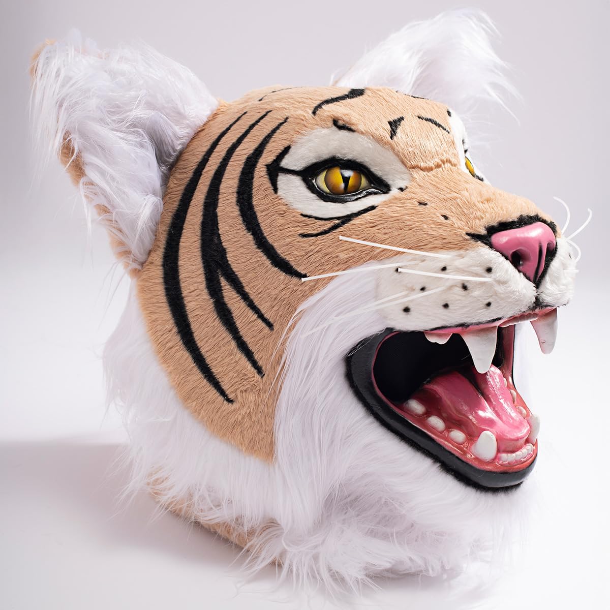 TCDesignerProducts Tan Wildcat Mascot Costume, School Spirit Sports Fan Gear, Football Cheerleader Accessories, Homecoming