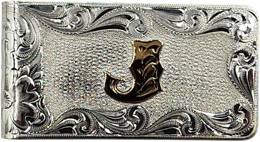 Montana Silversmiths Money Clip Engraved Letter J - Accessories Other