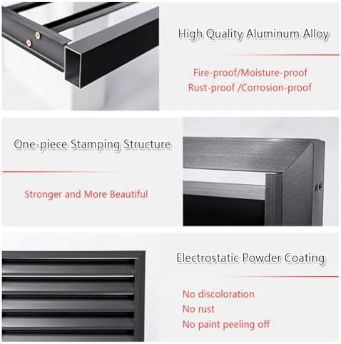 Air Conditioner Cover For Outside Unit Aluminum Air Conditioner Fence Screen Rack Air Conditioner Flower Stand For Garden Patio Waterproof Brown White Grey (Color : Brown, Size : 1