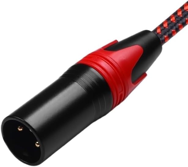 XLR Cable Male to Female 3-pin Balanced Microphone Audio Cable for MICR Mixers Studio Podcasts Amplifier Camera Camera(Male to Female,2m)