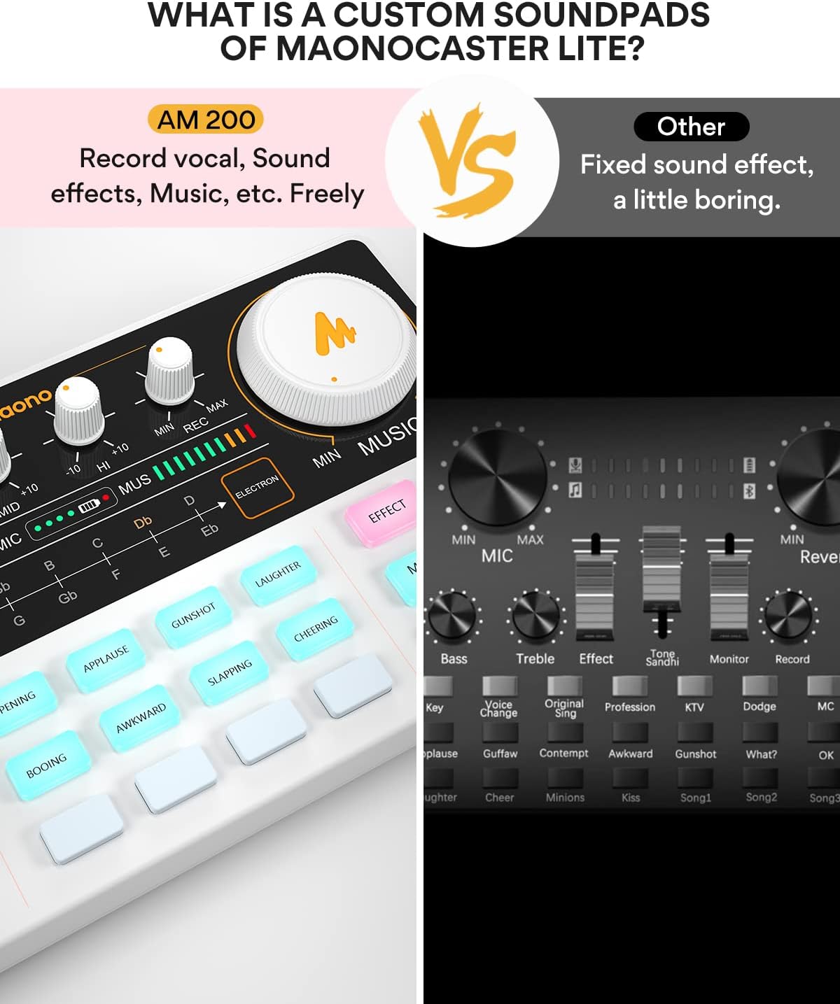 MAONO Podcast Equipment Bundle Audio mixer All-in-One Podcast Production Studio with 3.5mm Microphone for Live Streaming, Podcast Recording, PC, Smartphone, DJ MaonoCaster Lite (AU-AM200-S1)