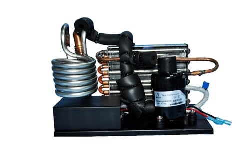 Air Conditioner, Stainless Steel Coil Chiller DV1930E-S, 48V DC, 130W Capacity, R134A Refrigerant, Compact Portable Cooling Unit