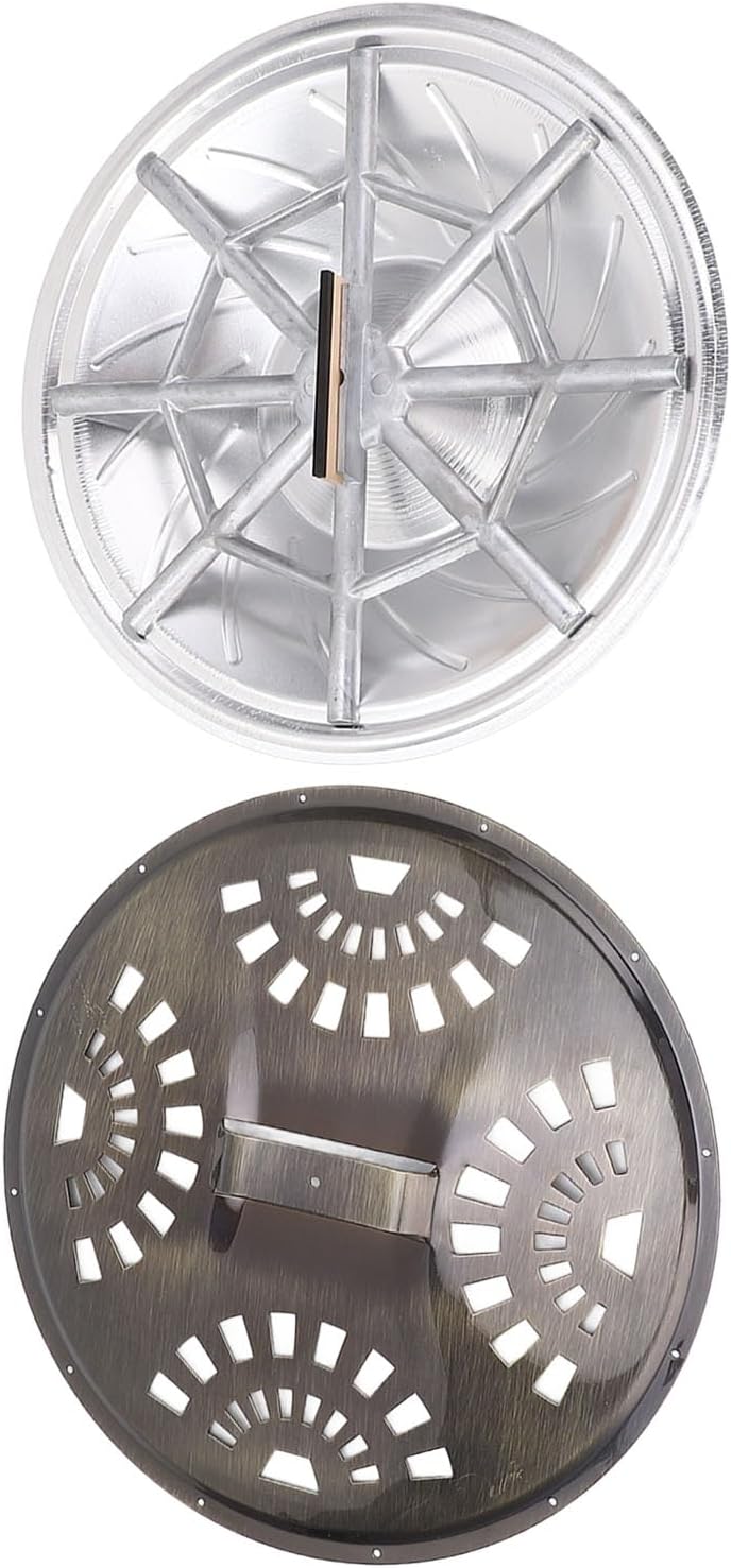 Bronze Resonator Guitar Parts Set Premium Construction Soundhole Screen Spider Bridge Saddle