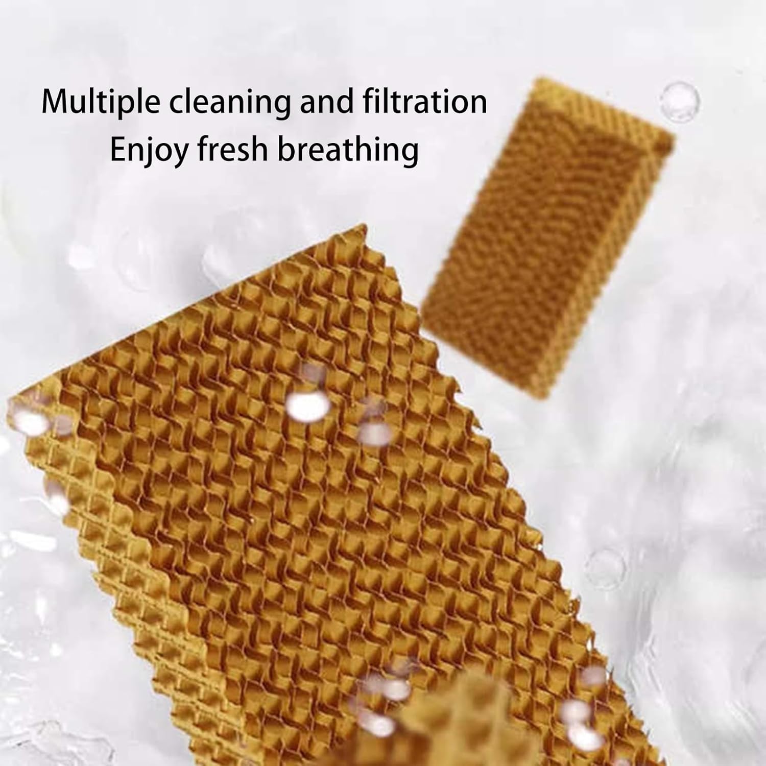 Windowless Air Conditioner, Evaporative Swamp Cooler with 3 Speeds and Large Tank, Portable Air Cooler for Room Office Garage Use