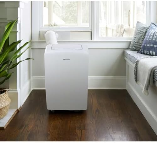 Hisense AP0722CW1W 7000-BTU DOE 115-Volt Vented Wi-Fi Portable Air Conditioner (Renewed)