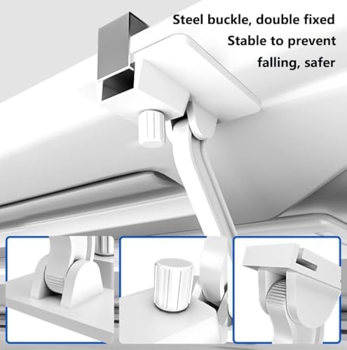 Air Conditioner Deflector for Ceiling Central Air Conditioner, Adjustable Angle, Easy Installation, Lightweight Plastic, Prevent Cold Air from Blowing Right