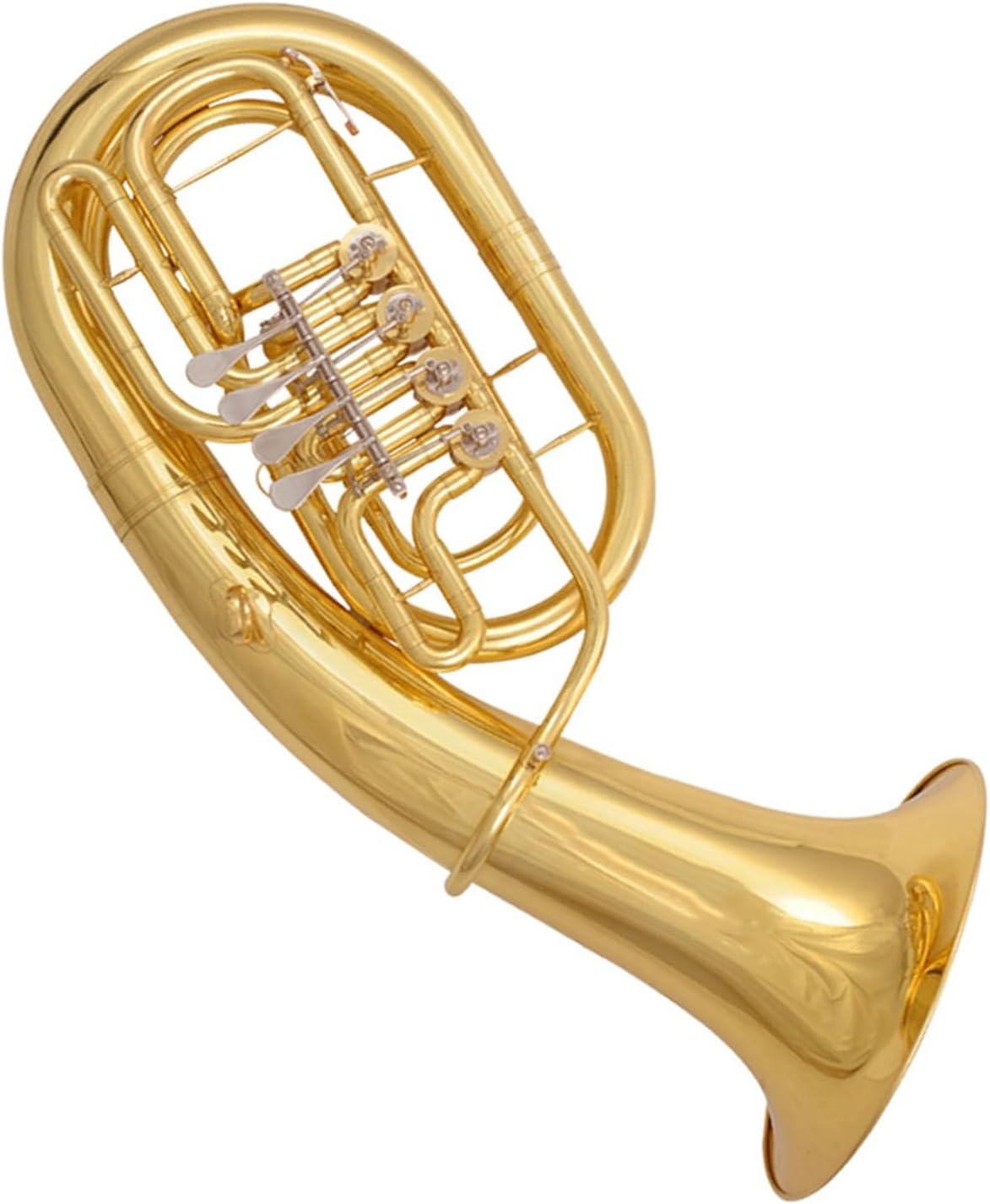 Euphonium Four Flat Keys B Brass Instrument For Practice Euphonium All-brass Instrument