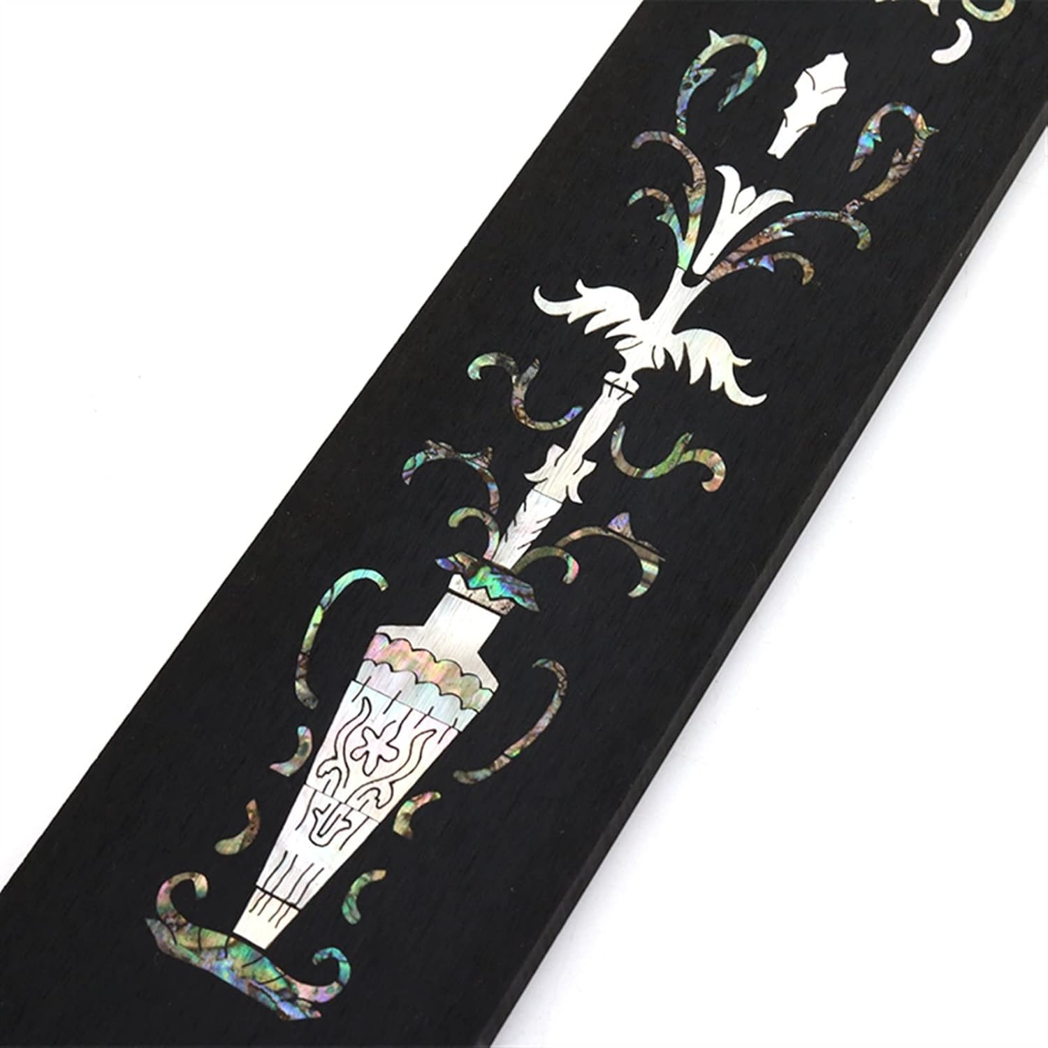 Guitar Fretboard Ebony Color Shell Mosaic Craftsmanship Classical Guitar Electric Guitar Acoustic Guitar Fretboard Guitar ​Neck Replacement (Color : 2)