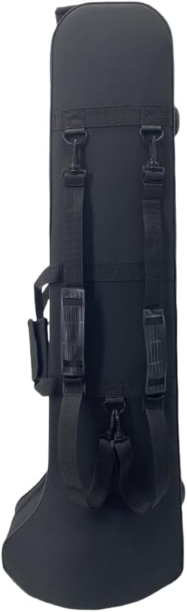 Bb Tenor Slide Trombone | Full Kit with Mouthpiece Gloves & Cleaner - Student-Friendly B Flat Tenor Slide Trombone, All-In-One Package for New Learners (Silver)