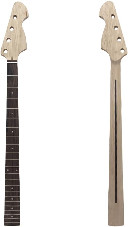 4-String Electric Bass Guitar Neck - 22 Frets, 34