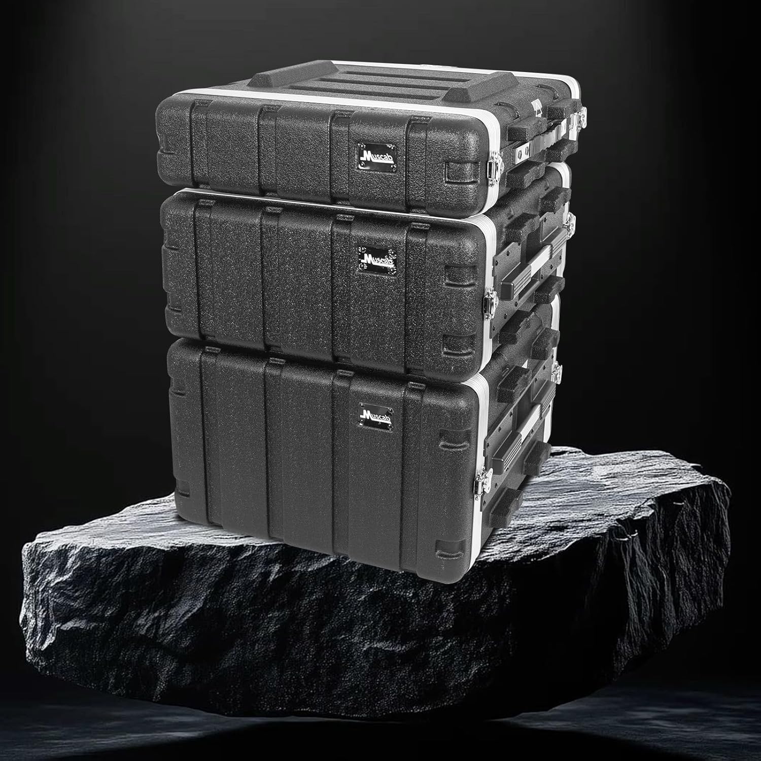 6U ABS Rack Case Shallow 17