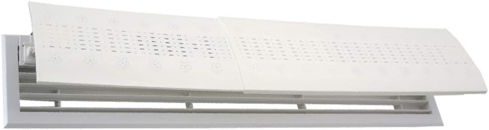 Air Conditioner Deflector for Ceiling Central, Prevent The Air from Blowing Straight, Angle Adjustable, Lightweight Plastic Material