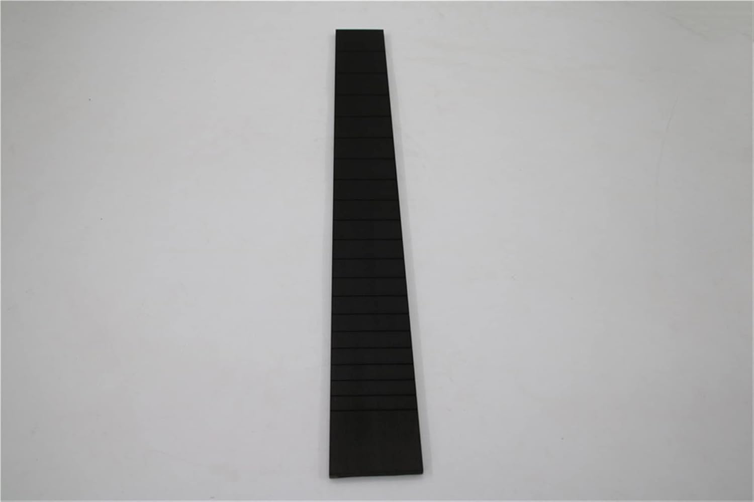 3A All Black Ebony Wood Fretboard for Classical Guitar 20 Frets Standard Semi- Finished Fingerboard Material Guitar ​Neck Replacement