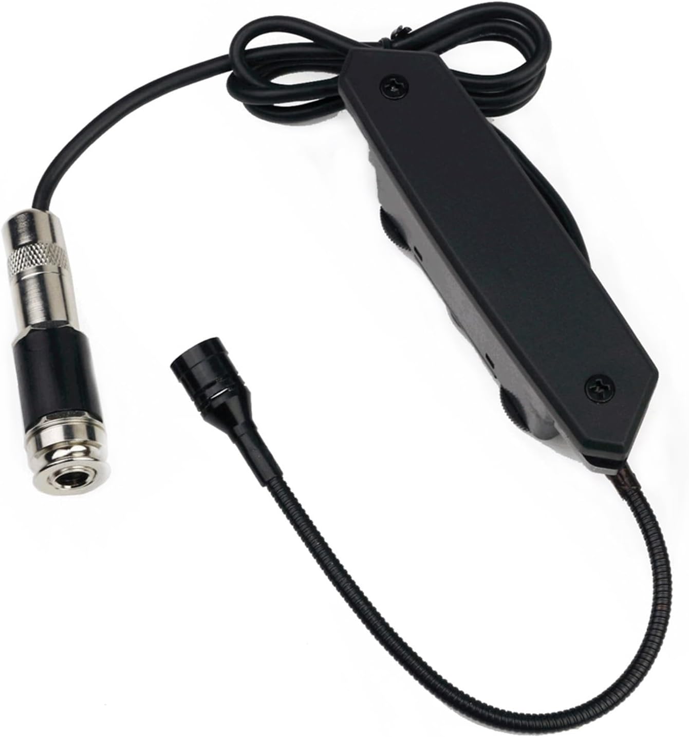 Preamp System Pickup Amplifier Speaker with Piezo Avoid Opening for 39-42 Inch Acoustic Bass Guitar Parts Pickup kit for Acoustic Guitar