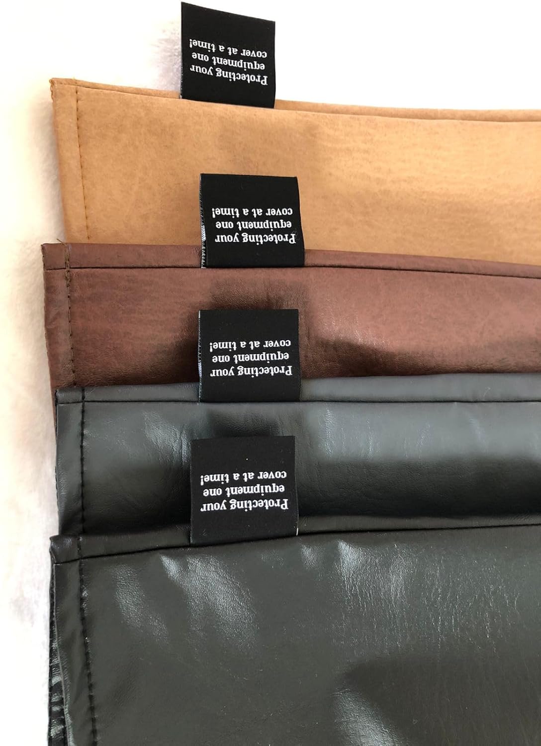 Protect'em Dust Covers Padded Grey Faux Leather Cover with Flap for Fender Rumble 100, Gray, Amp-Rum100-faux-gry-flpd