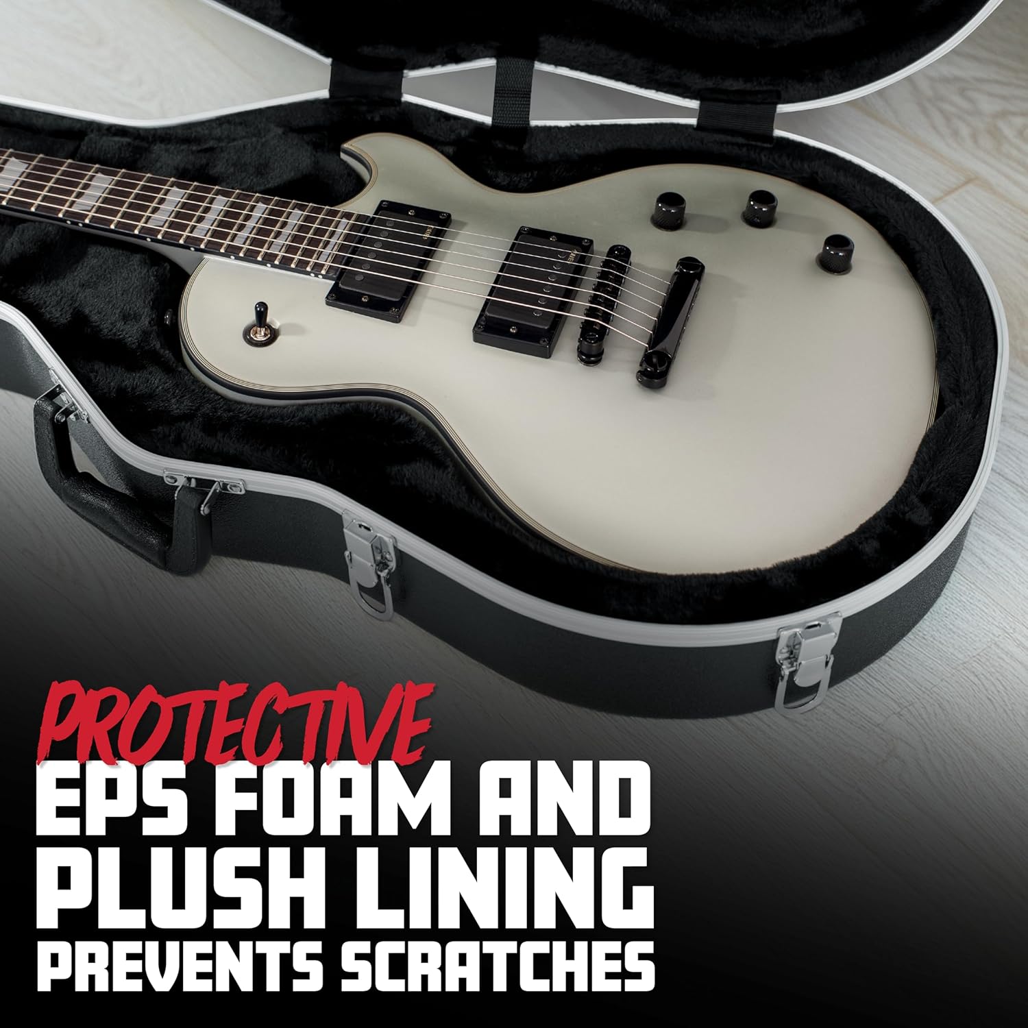 Gator Cases Deluxe ABS Molded Case for Les Pauls Guitars, (GC-LPS)