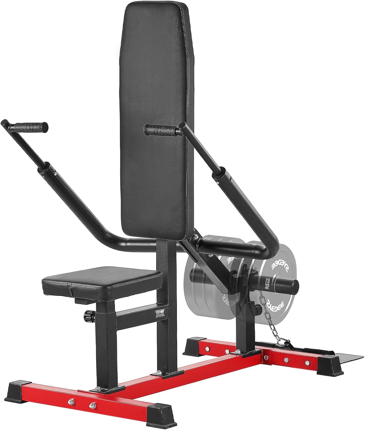 VEVOR Chest Press Machine, Bench Press Set, Adjustable Flat Incline Bench with Independent Converging Arms, Upper Chest Equipment, Fitness Home Gym Equipment Chest