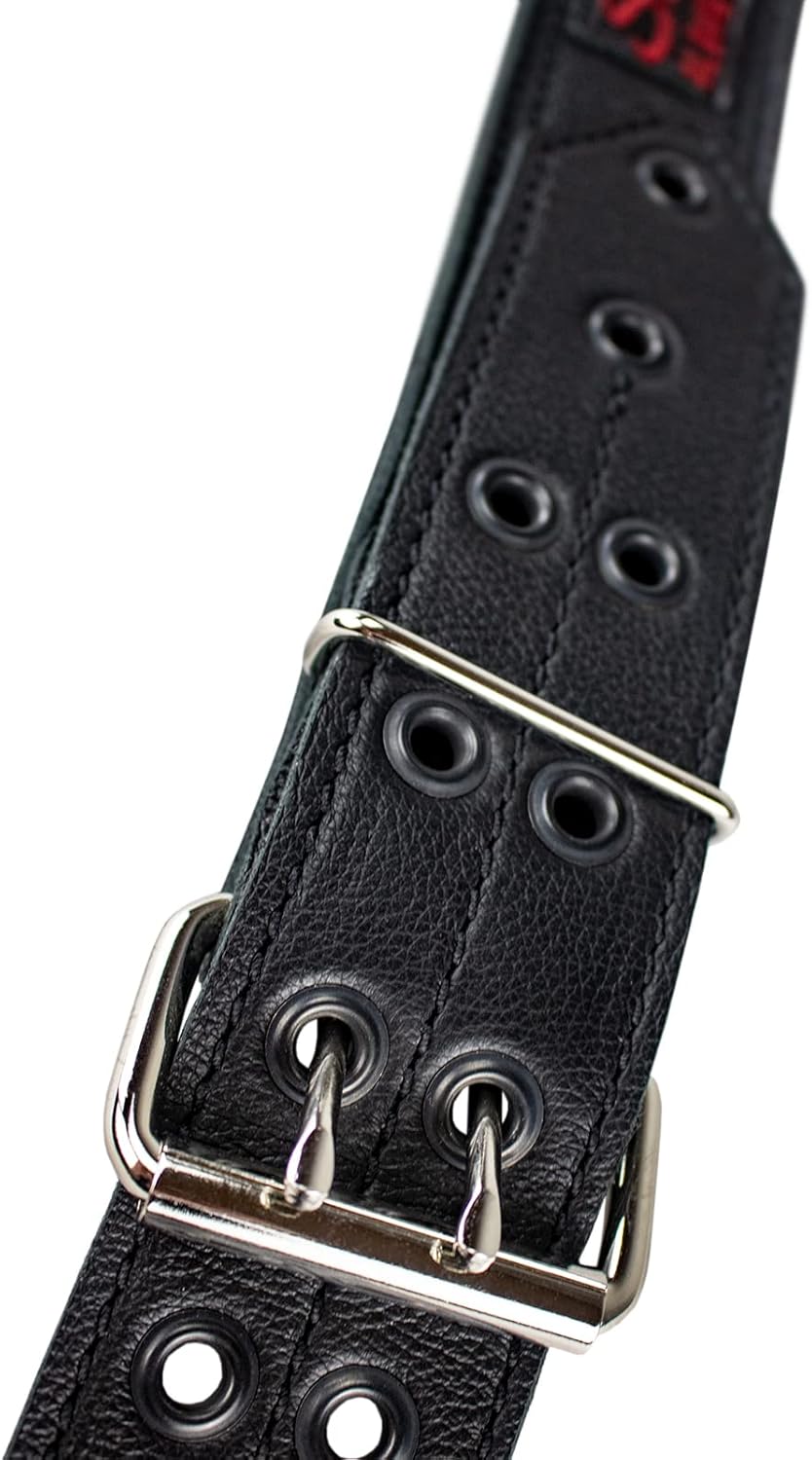 Sawtooth Midnight Armour 2” Wide Leather Guitar Strap Hand Crafted in The U.S.A. (ST