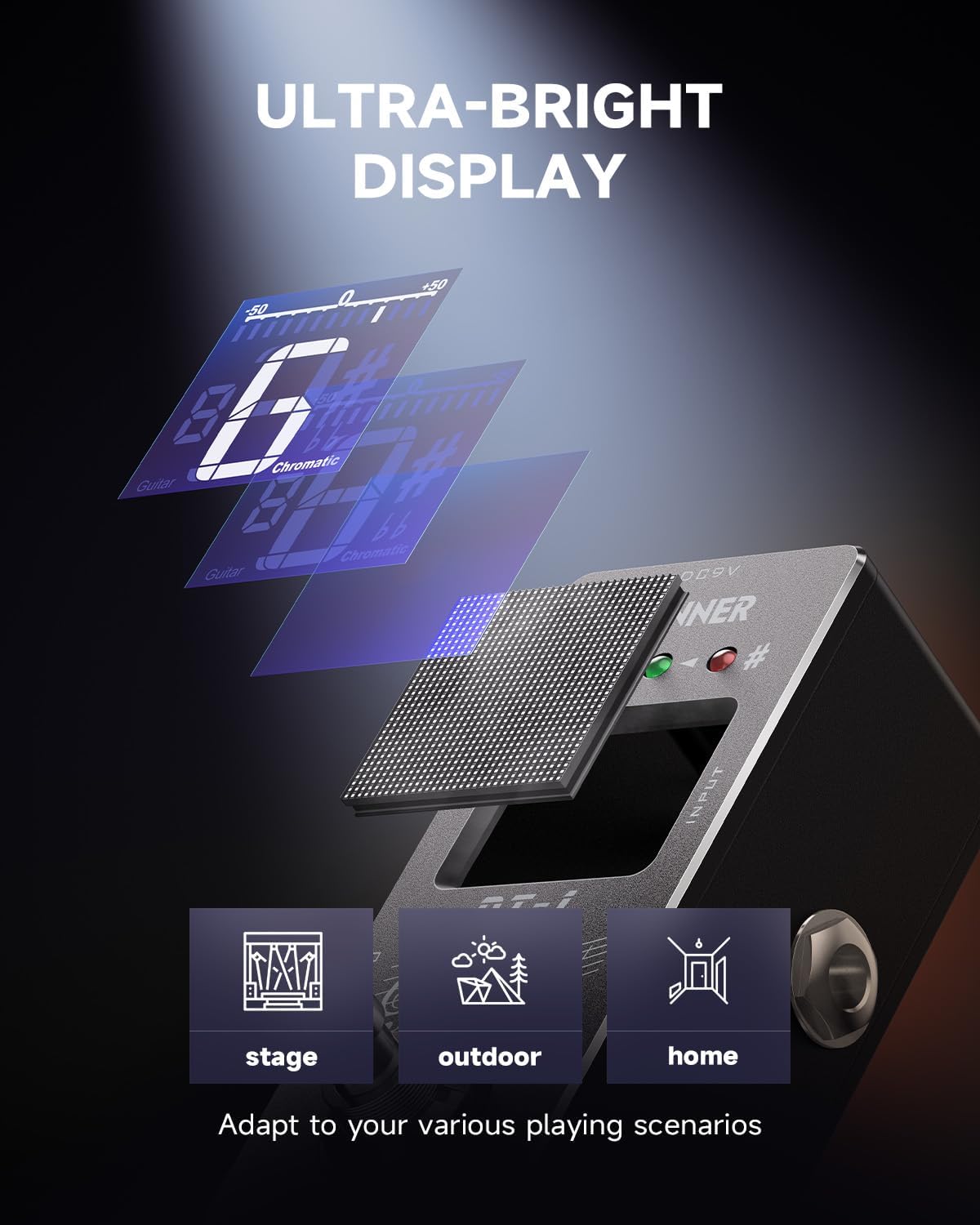 Donner Tuner Pedal and Delay Guitar Pedal