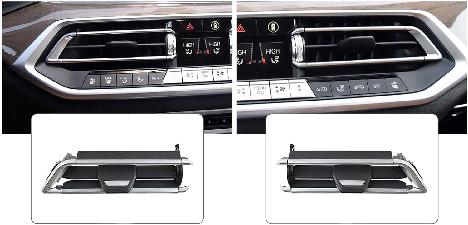 1Set Left Front Air Vent Outlet Grilles Clip For G06 G07Car Central Air Conditioner Slide Repair 64119458543 Vent Grilles