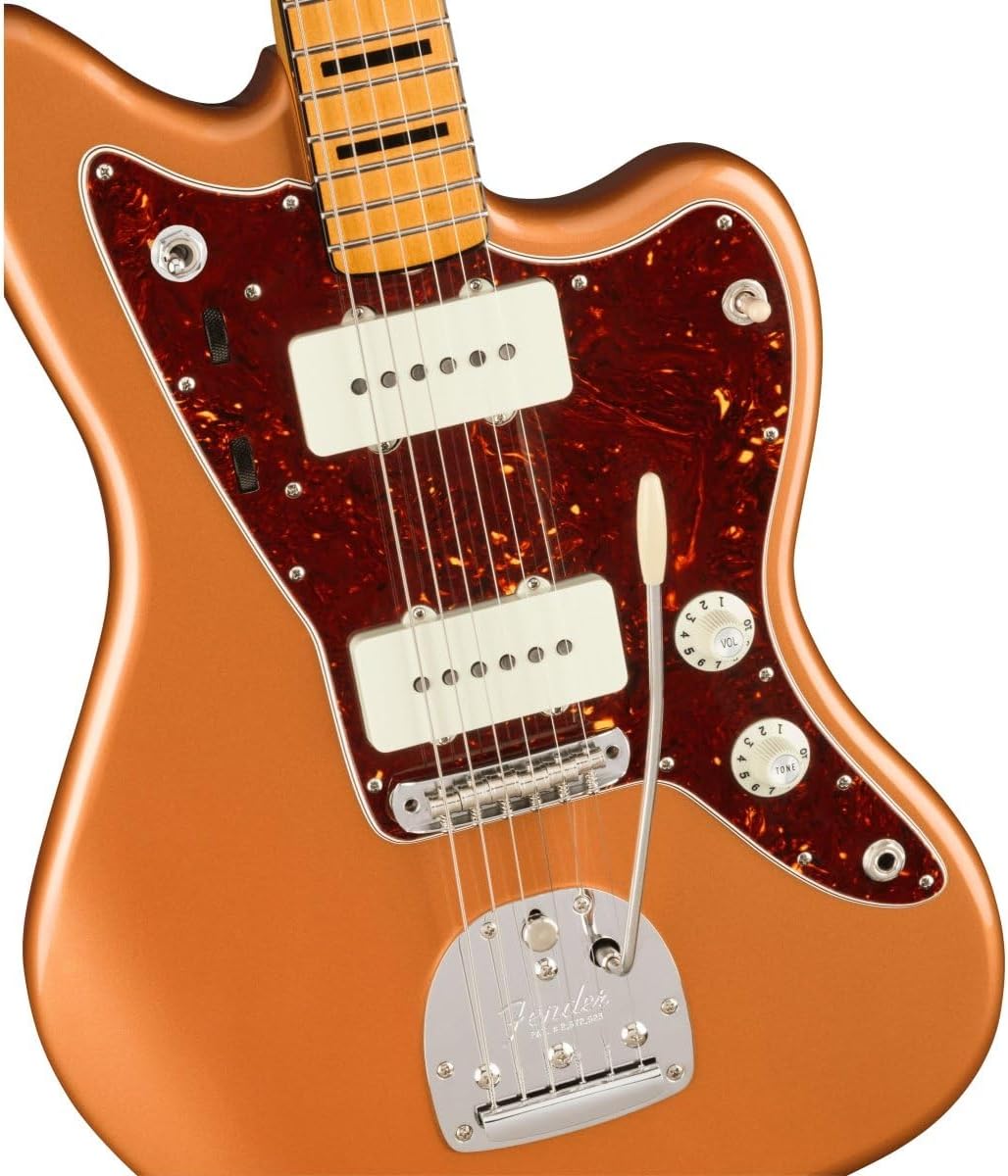 Fender Troy Van Leeuwen Jazzmaster Electric Guitar - Copper Age with Maple Fingerboard