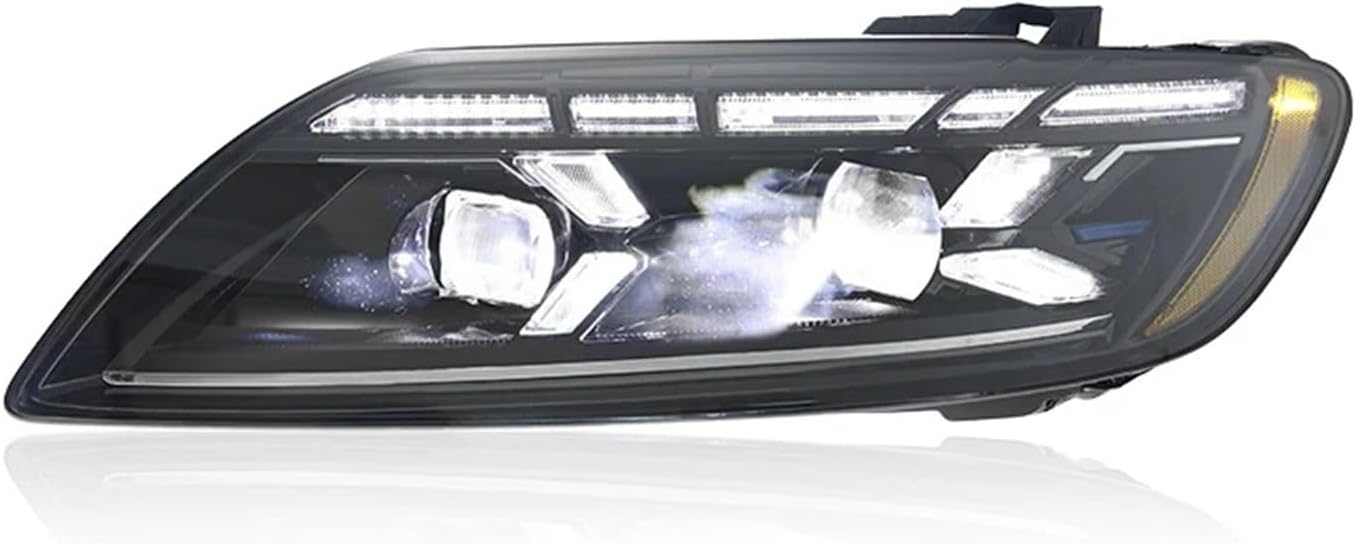 Car HeadLamp +Taillamp Compatible For Audi Q7 LED Headlight 05-2016 Front DRL Turn Signal Light Assembly Modified Q8 Automotive Accessories(2 PCS,10-15,No AFS)