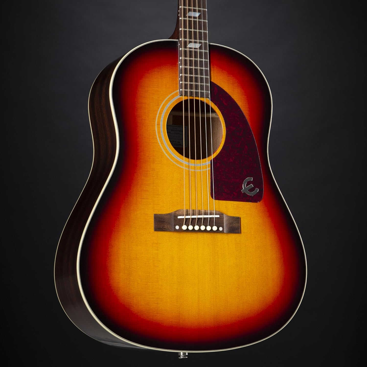 Epiphone Masterbilt Texan Acoustic Electric, Faded Cherry Aged Gloss