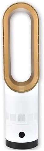 Tower Fans for Bedroom, Oscillating Fans with Remote, Pedestal Fan, Bladeless Fans Used with air conditioners can Quickly circulate Indoor air and Cool Down Quickly;(Gold)