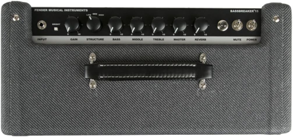 Fender Bassbreaker 2262000000 15 Amplifier Combo 120V, Gray Tweed