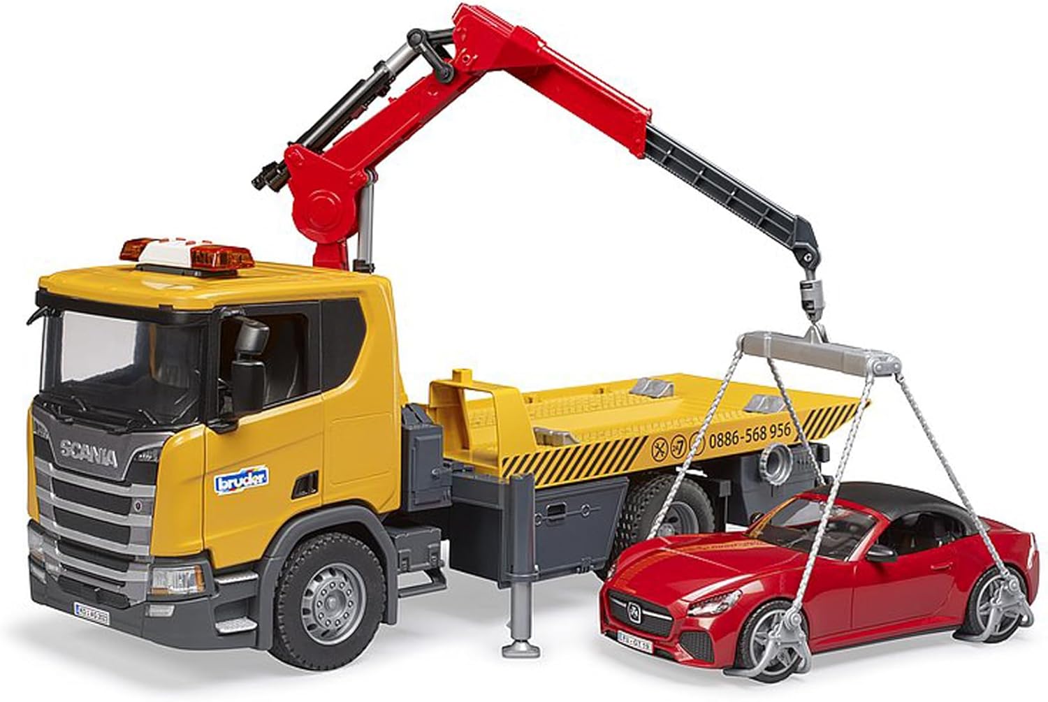 bruder 03552 - Scania Super 560R Tow Truck with Light & Sound Module, Roadster, Vehicles, Tow Truck, Roadster, Tow Truck, Convertible