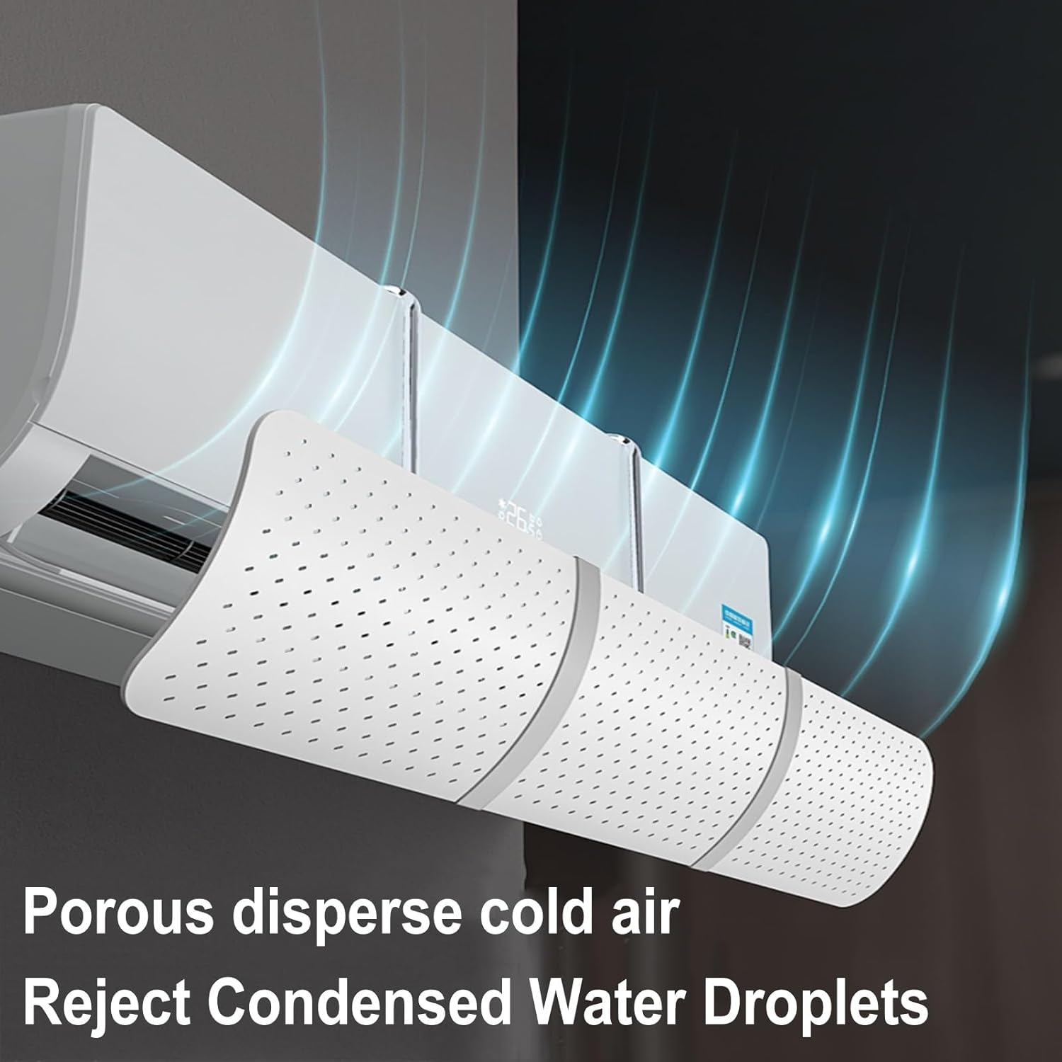 Air Conditioning Vent Deflector,Air Conditioning Windshield,Wall Mounted Air Conditioner,for Home,Bedroom