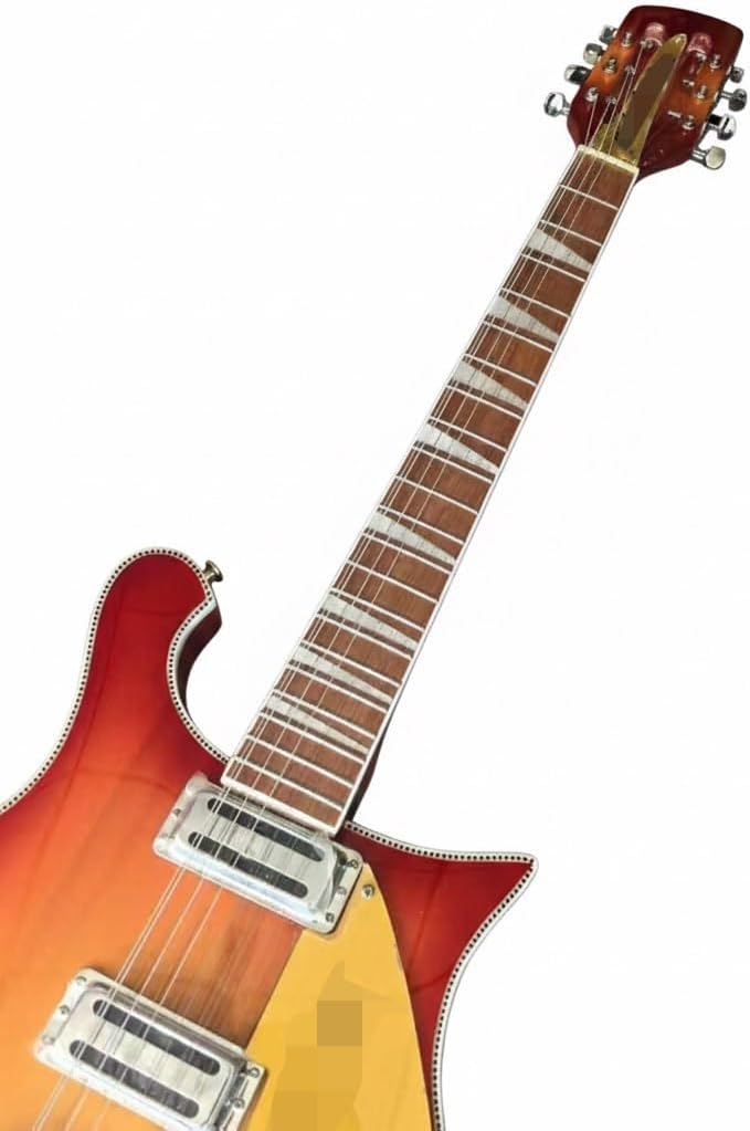 12 String Electric Guitar Professional Series - Lightweight Basswood Body & Rosewood Fretboard(Brown)