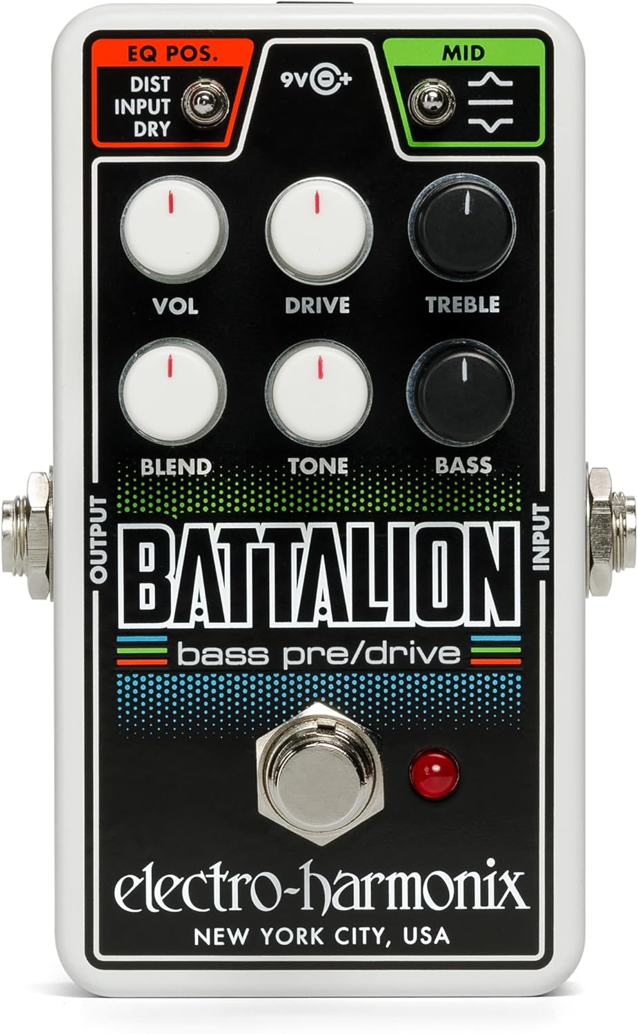 Electro-Harmonix Nano Battalion Bass Preamp & Overdrive Pedal