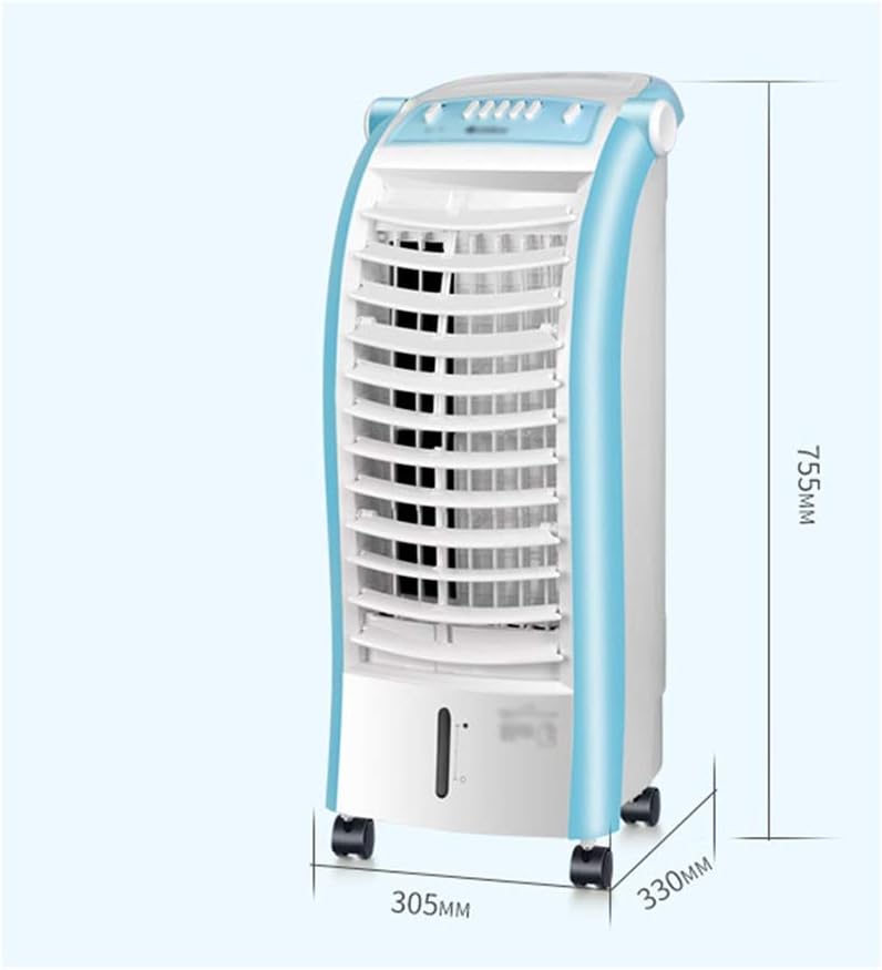 Portable Air Conditioner Fan Air Cooler, Portable Evaporative Air Conditioner Misting Humidifier Fan And Bladeless Noiseless Fan, For Office, Dorm, Room(Free Ice Tray)