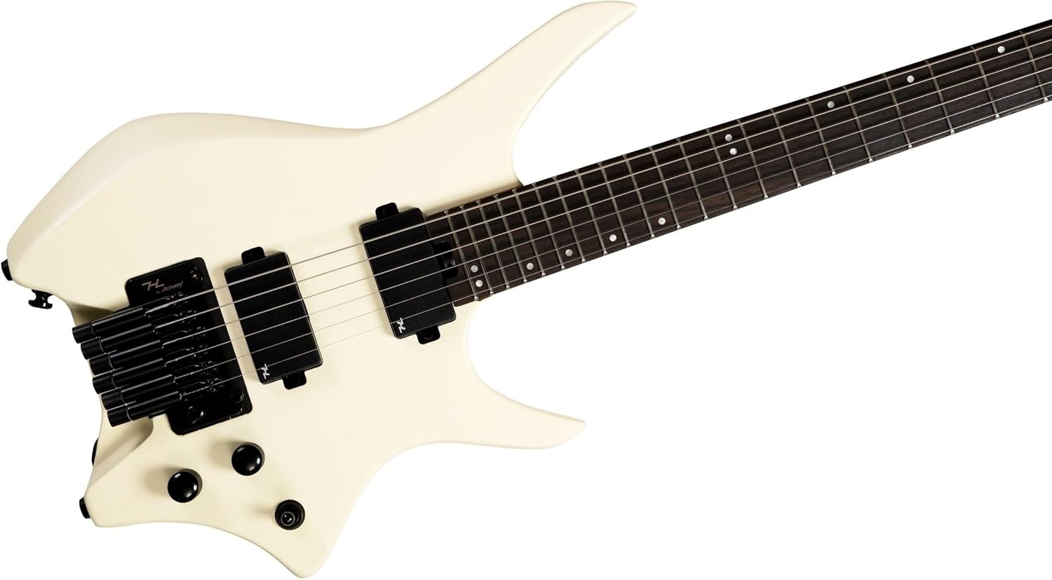 The NEXT HN5 Headless Electric Guitar With Tremolo and Active Pickups (Ivory)
