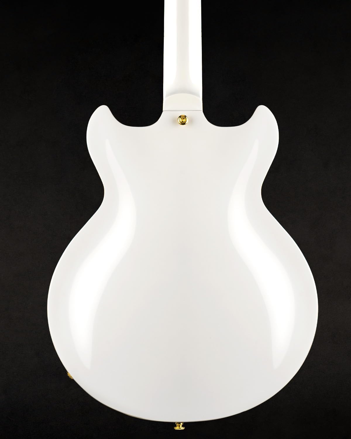 WestCreek 333 Electric Guitar, Semi Hollow Body Jazz Electric Guitar, Alnico Humbucker Pickups, Rosewood Fretboard, Maple Neck, Rounded End Frets, Maple Body, Full size (Polar White)