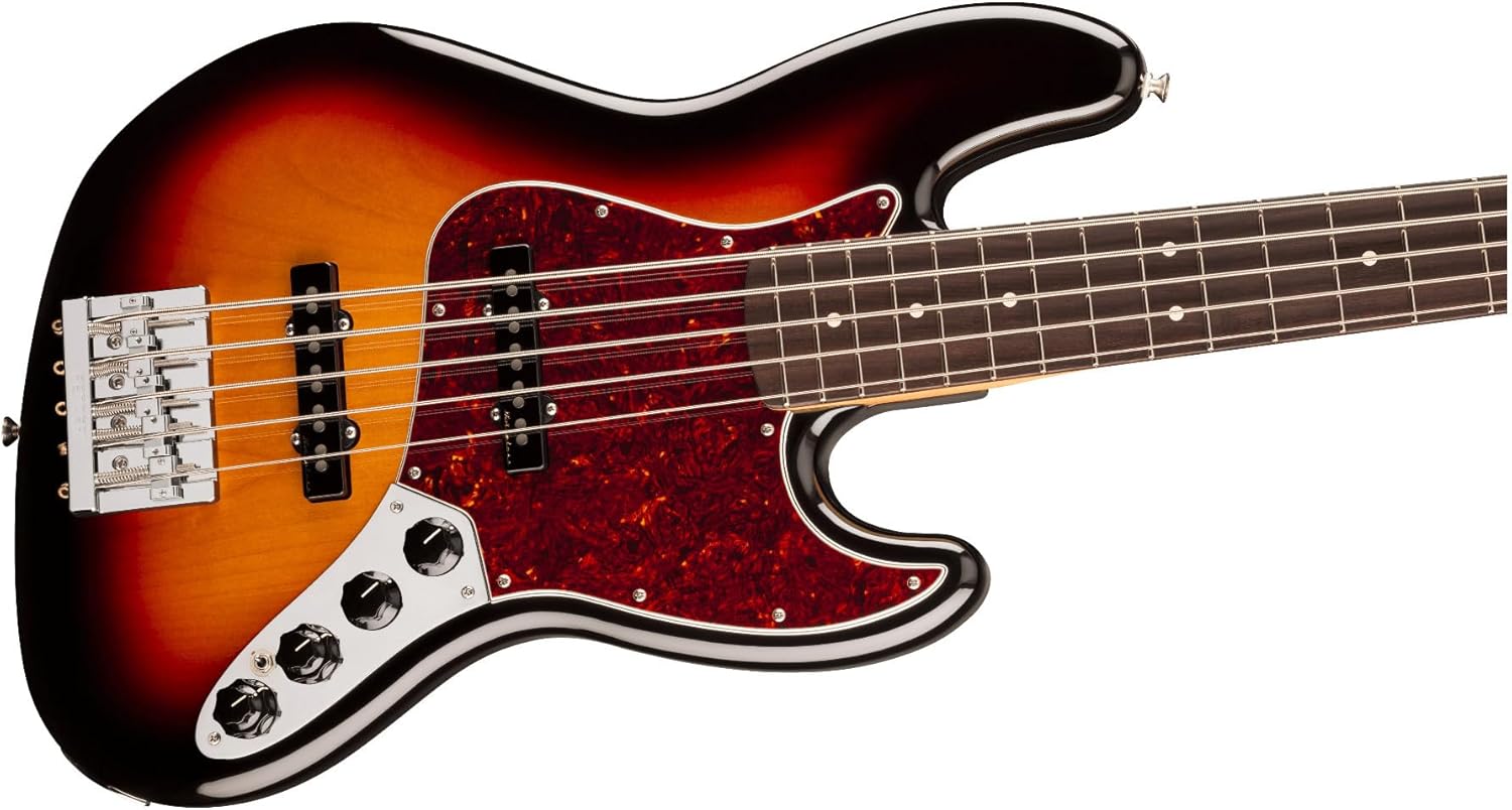 Fender Player II Modified Active Jazz Bass V - 3-tone Sunburst, Rosewood Fingerboard