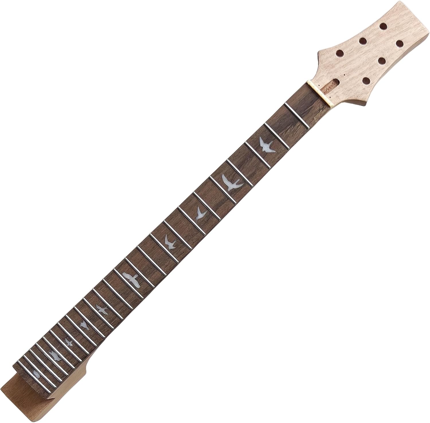 DBL PRS Style DIY Electric Guitar Kits,6 String Right-Handed with Mahogany Body Mahogany Neck Rosewood Fingerboard Chrome Hardware,Build Your Own Guitar.