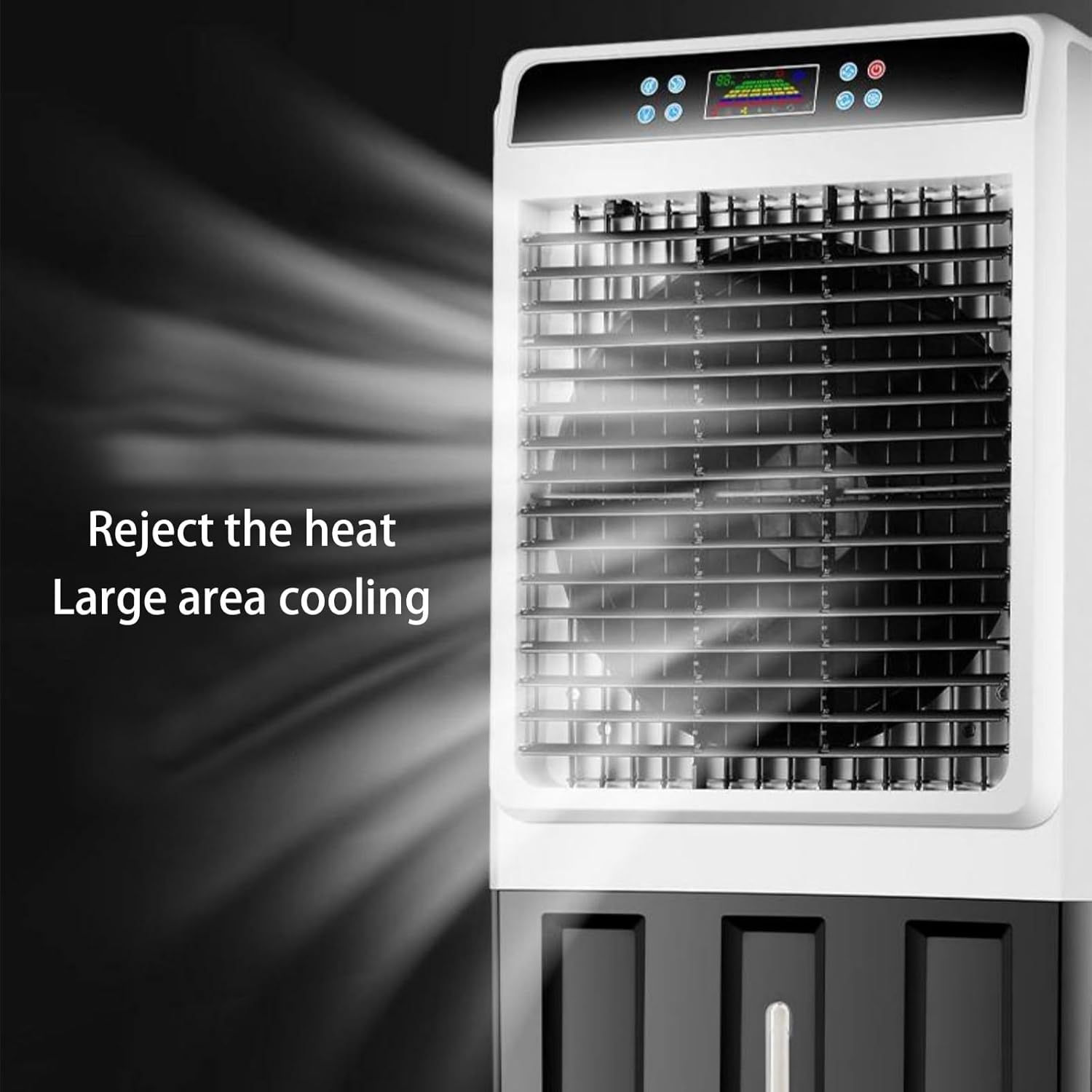 Portable Air Conditioners, Evaporative Air Cooler with Remote and Water Tank, Personal Swamp Cooler for Room Office Family