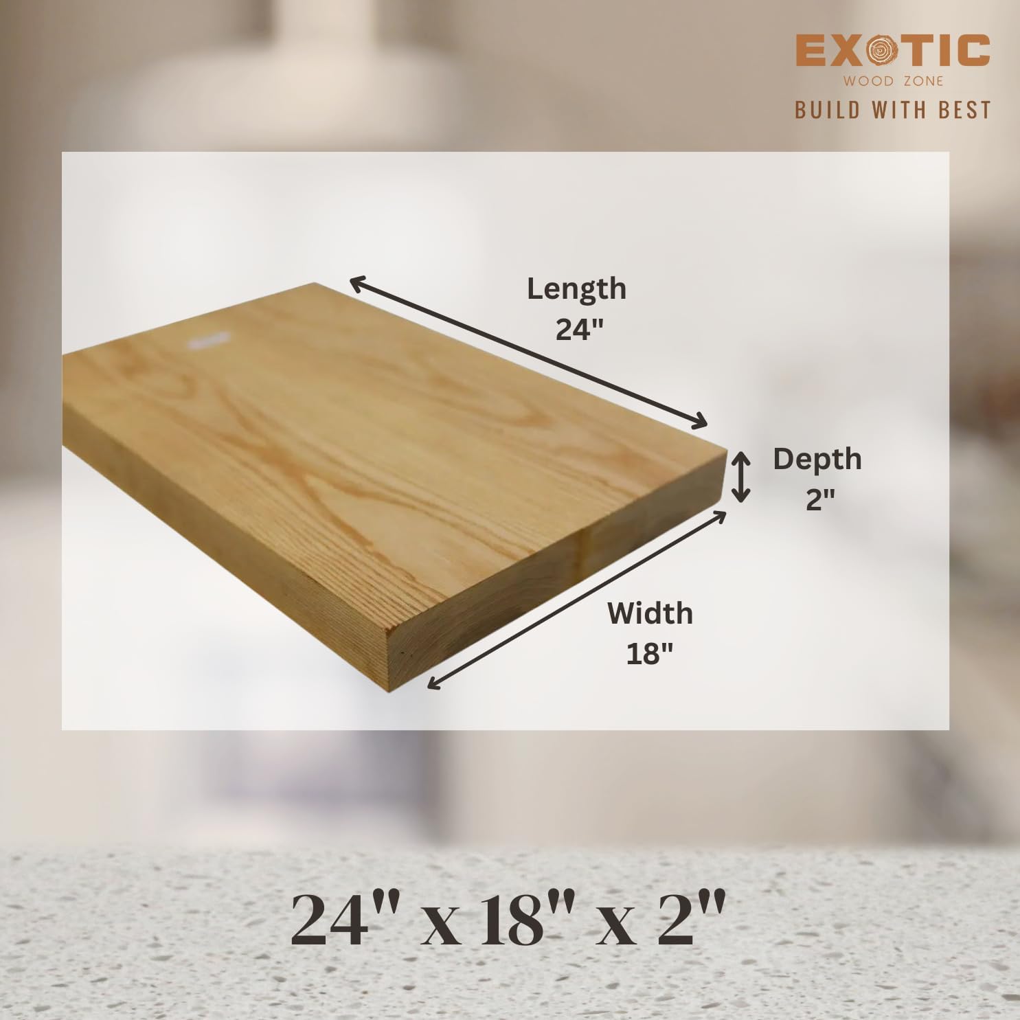 Exotic Wood Zone | Swamp Ash Semi Explorer Electric/Bass Musical Wood Body Blanks | Guitar Luthier Tonewood Suppliers | Unglued Unplaned - 24
